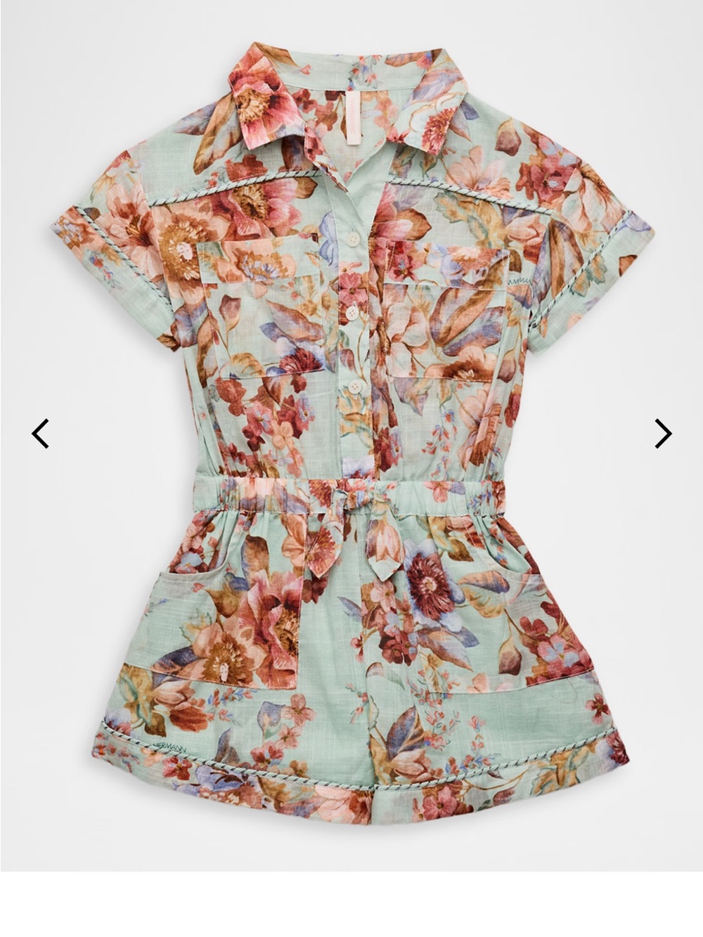 Zimmermann Toddler Floral-Print Romper